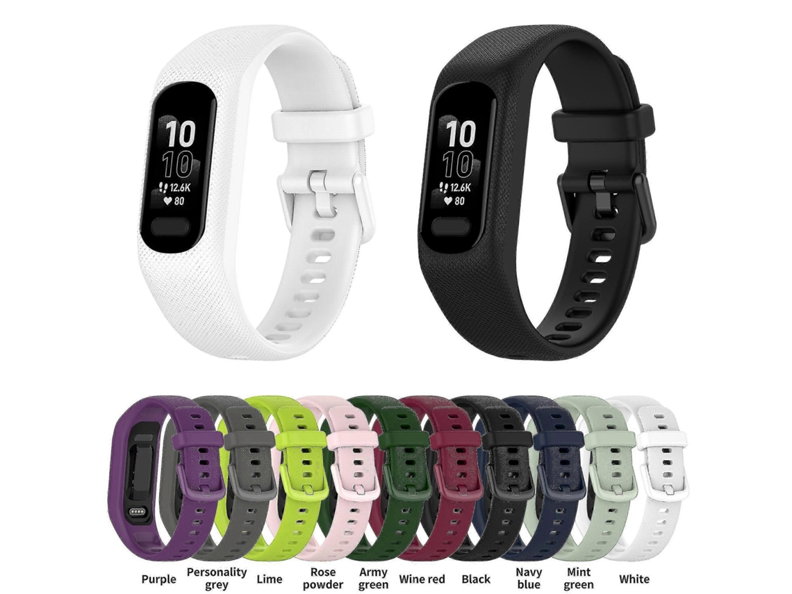 Pulseira de substituição à prova de suor para smartwatch Garmin Vivosmart 5 Ly Ebike