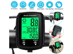 Ciclocomputador Com Fio, Digital, Lcd, Impermeável, Velocímetro, Odômetro