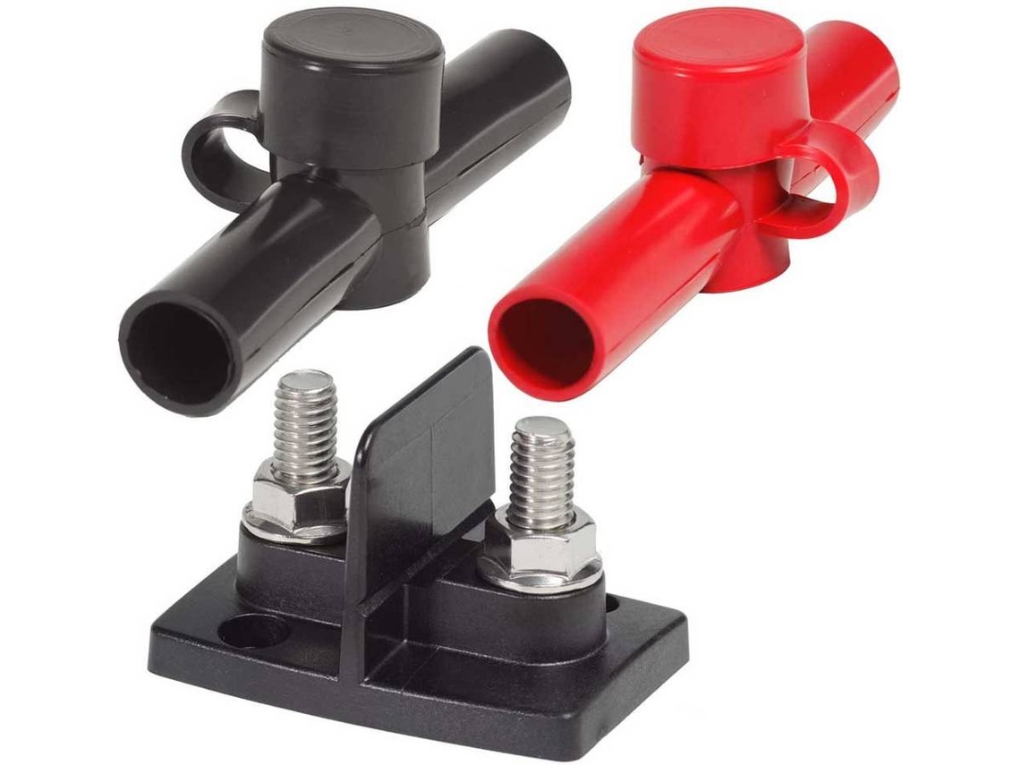 Isolador BLUE SEA Dual Powerpost 2 x 8´´ Preto