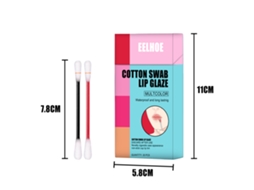 Eelhoe 20 Peças/ Líquido Labial Com Cotonetes Hidratante Duradouro Não Adere A Copos Maquiagem Labial Portátil