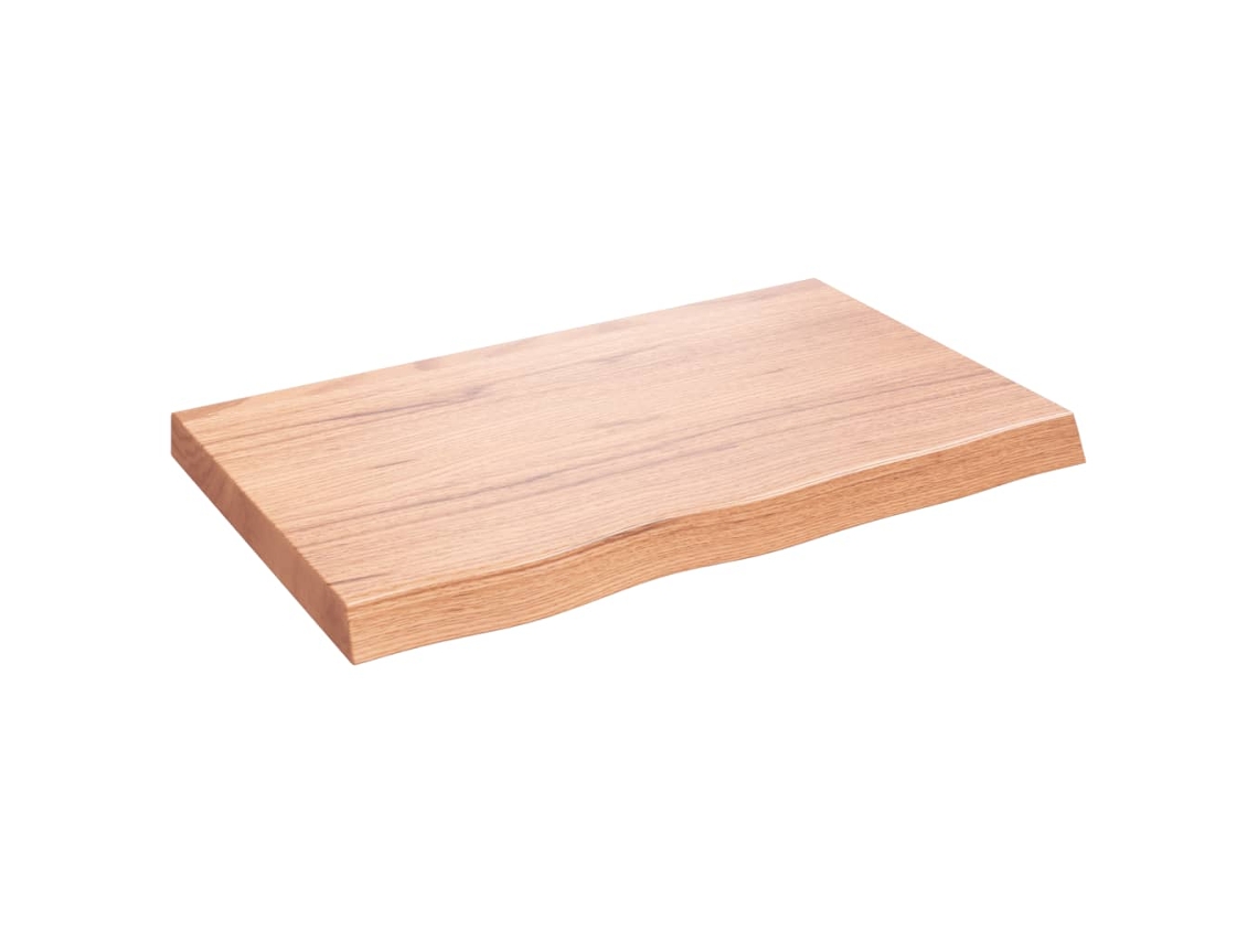 Bathroom Countertop, Bathroom Countertops Vidaxl Marrom Madeira De Carvalho (80 X 50 X 6 Cm)