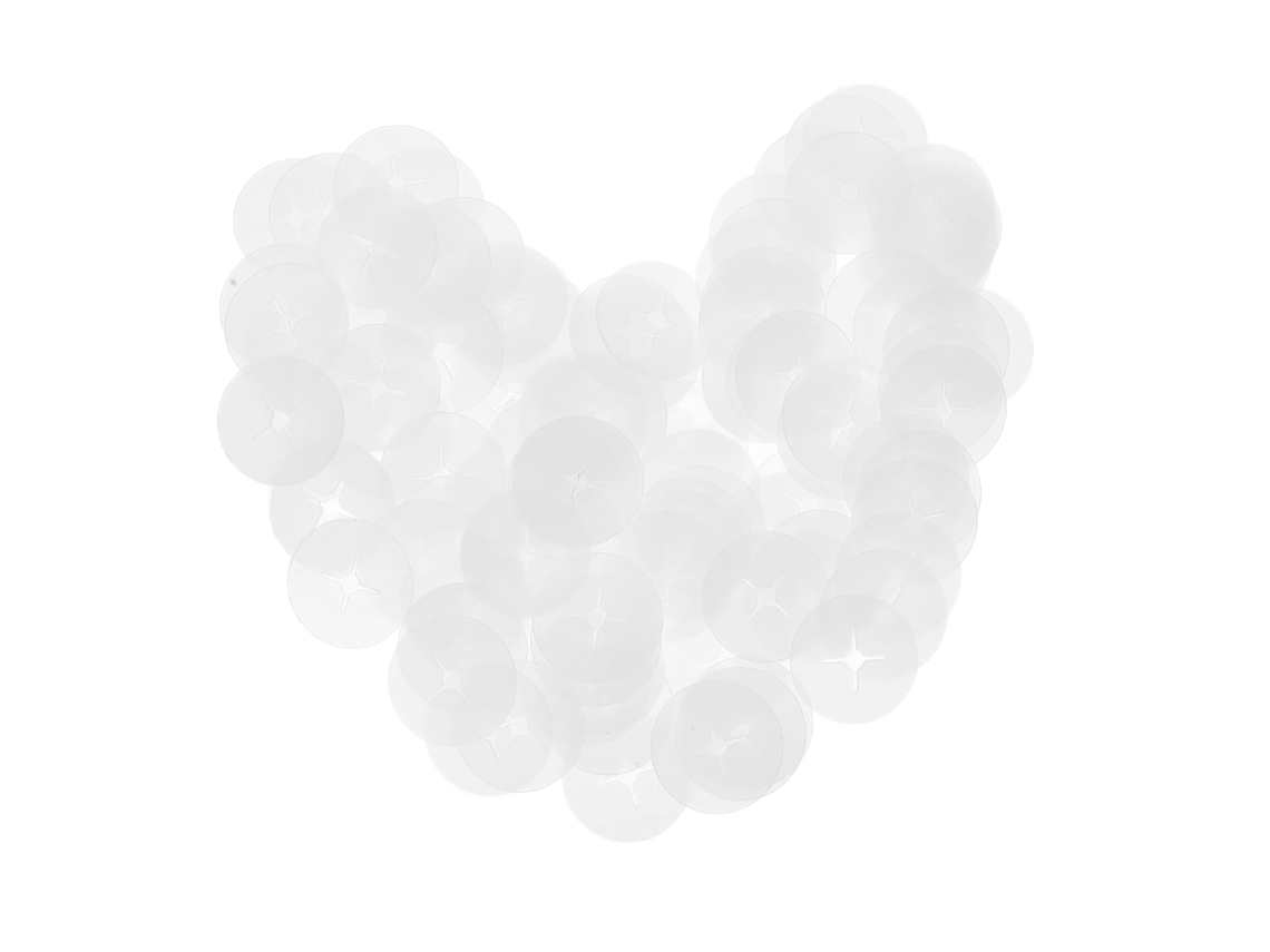 Zerodeko Conjunto De 100 Ganchos Transparentes Para Painel Perfurado