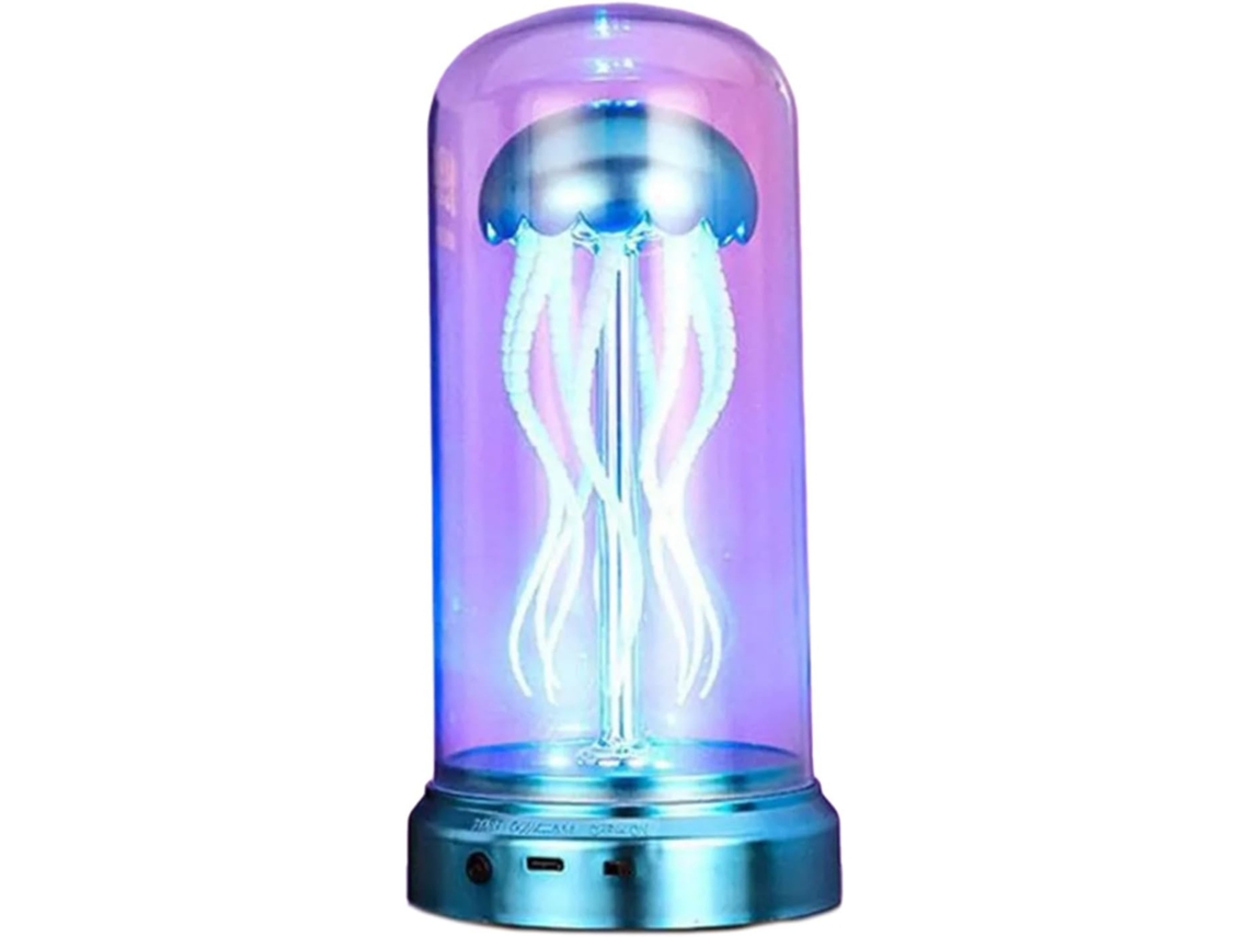 Luminária Noturna De 7 Cores Com Águas-vivas Flutuantes E Pernas