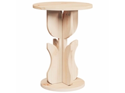 Mesa de Centro HARLANV1 Natural 39,5x39,5x53,5 cm