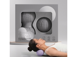 Amendoim Bola Miofascial Silicone Cinza Muscular Relaxamento Pescoço