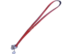 Lurelia Porta-crachá Transparente Com Cordão Em Metal E Resina Para Escritório E Viagens