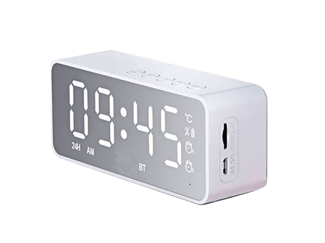 Relógio Alarme com Alto falante Bluetooth LAXISCREED
