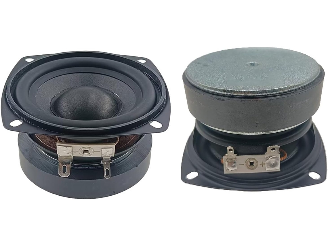 Conjunto Genérico De 2 Tweeters De Graves De 3 Polegadas, 4 Ohms, 15 W, À Prova D'água E De Frequência Total.