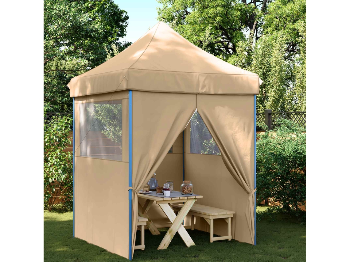 Vidaxl Tenda De Festa 200 X 200 X 306 Cm Bege Tecido Oxford