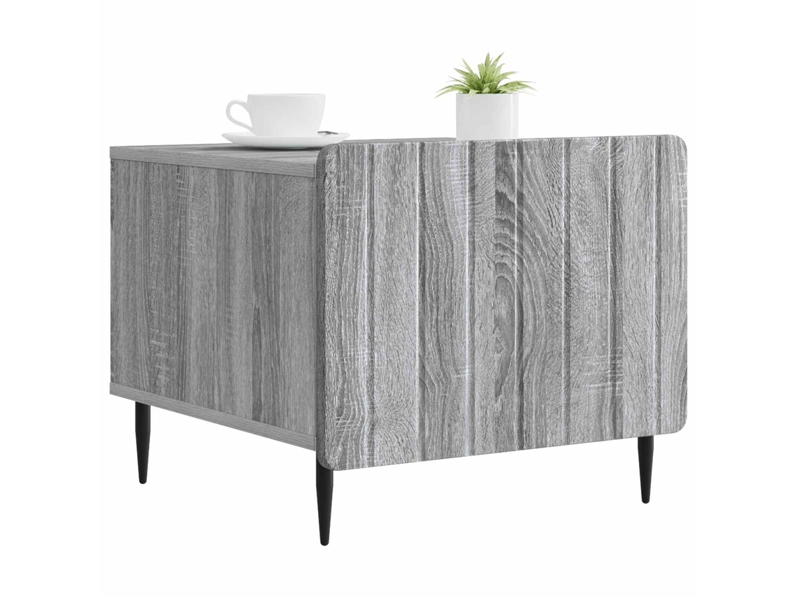 Mesa de Centro com Gaveta Sonoma Cinzento 49x50x42 Cm MAISON EXCLUSIVE