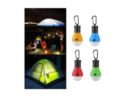 Lanterna Led Portátil Para Barraca, Lâmpada Para Acampamento, Caminhada, Mochila, Pesca, Preta Olysi Shop
