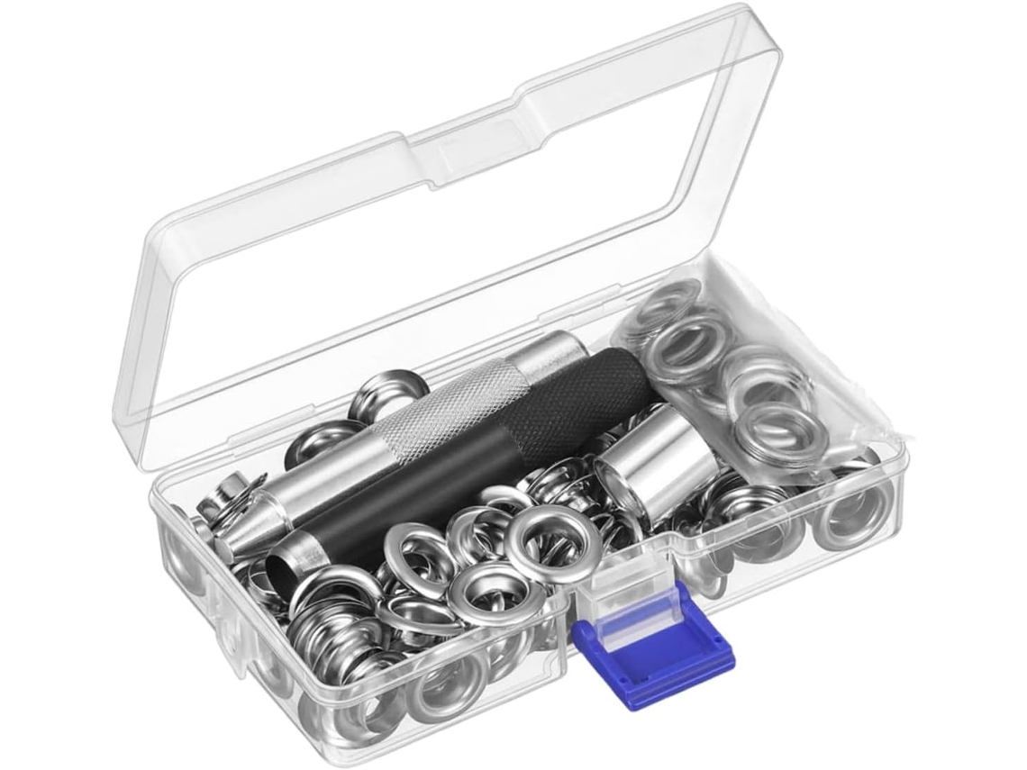 Ilhós Metálicos Para Roupas, Bolsas E Lonas. Kit De Ferramentas