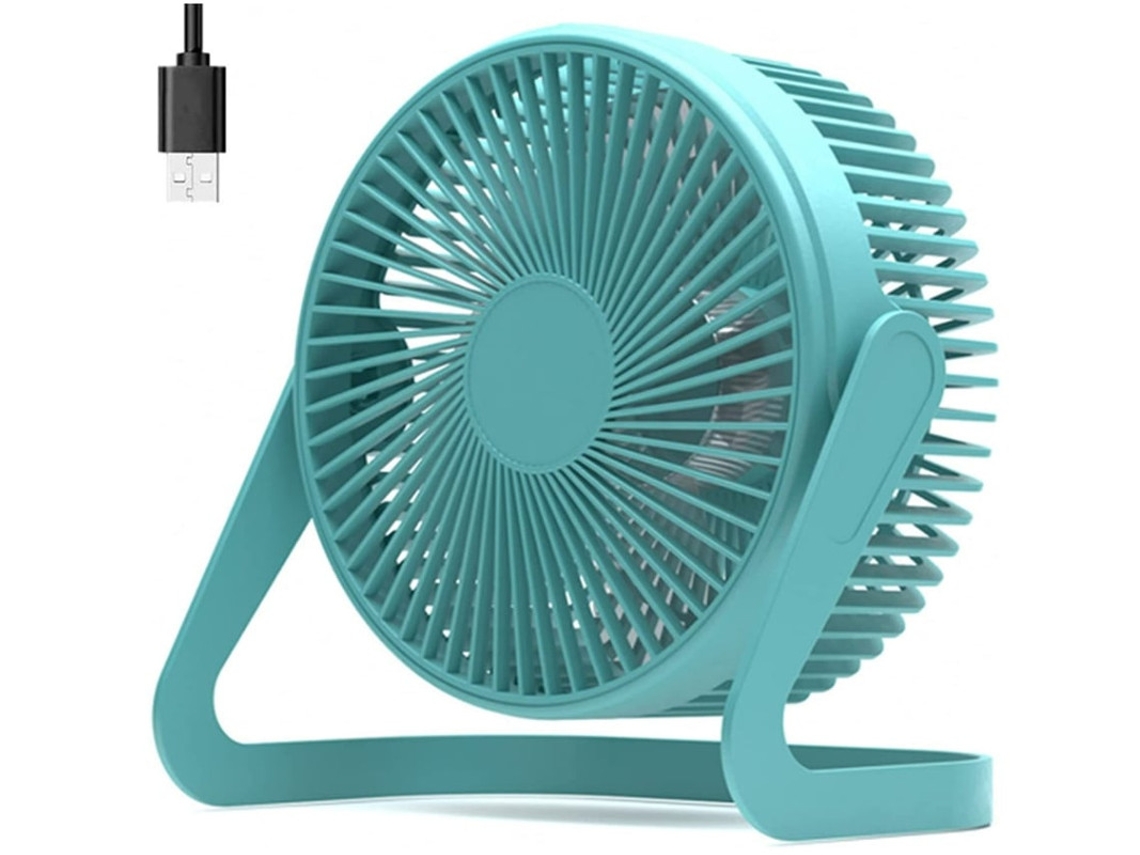 Mini Ventilador, Ventilador Usb 5 Polegadas Mini Ventilador De Mesa Usb Ventilador De Mesa Pessoal Portátil Ventilador De Refrigeração Yizhood (azul)