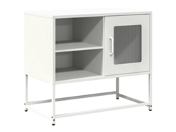 Móvel de Tv 68x39x60,5 Cm Aço Branco MAISON EXCLUSIVE