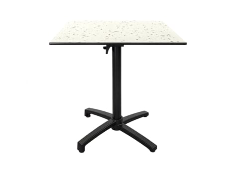 RESTOOTAB Mesa Dobrável para Exterior 70X70 Terrazzo