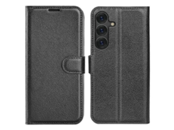 Capa De Celular De Couro Com Flip Horizontal E Textura De Lichia Com Suporte