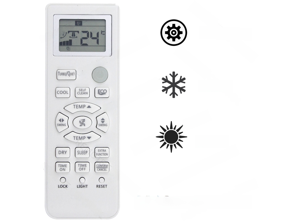 Controle Remoto de Ar Condicionado HENTEN HOME para Haier 0010401715bw