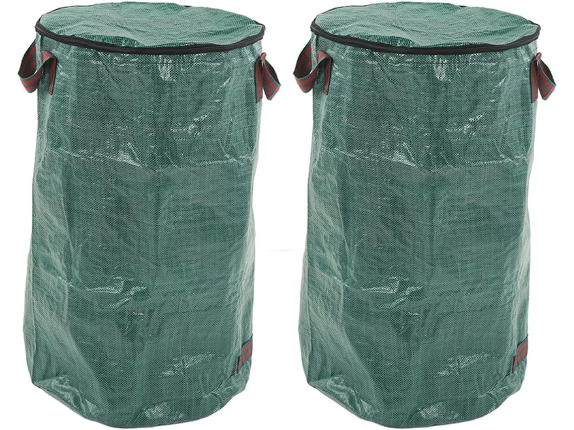 Sacos De Jardim Reutilizáveis Com Alça, Ecológicos Para Resíduos