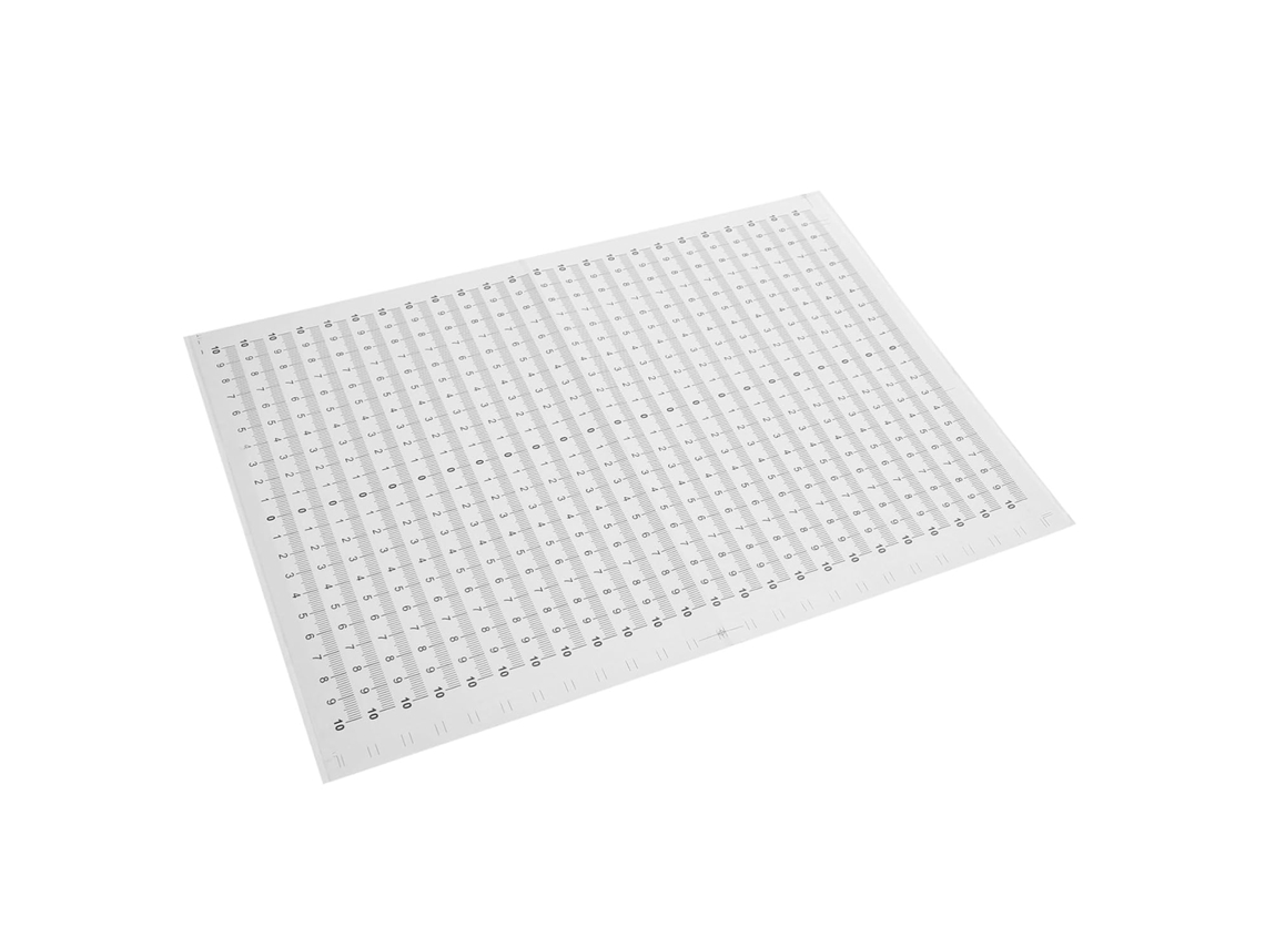 Fita Métrica Autoadesiva, 20 Peças, 10-0-10 Cm, Números Pretos Para