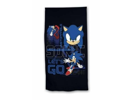 Toalha de algodão Sonic The Hedgehog