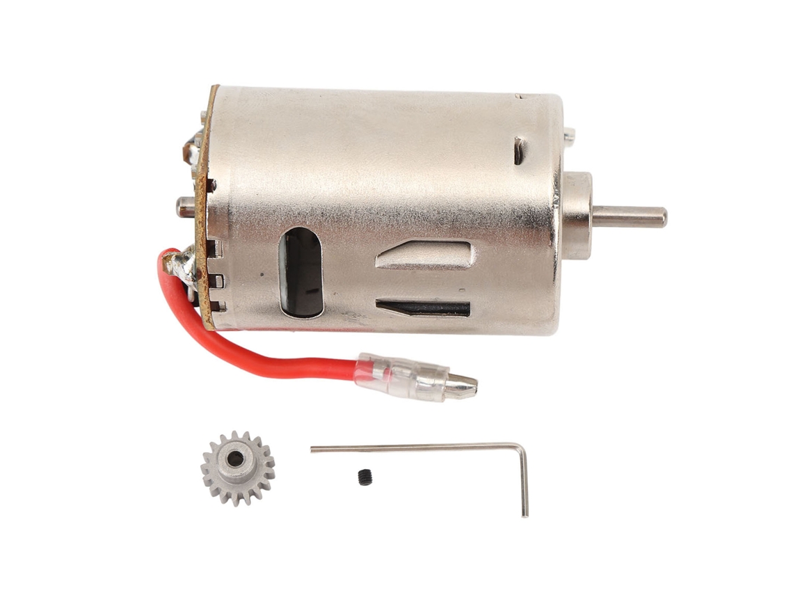 Motor Rc Com Kit Engrenagem Pinion 12428-0121 Para Carros Rc Wltoys 12428 12427 12423 124006