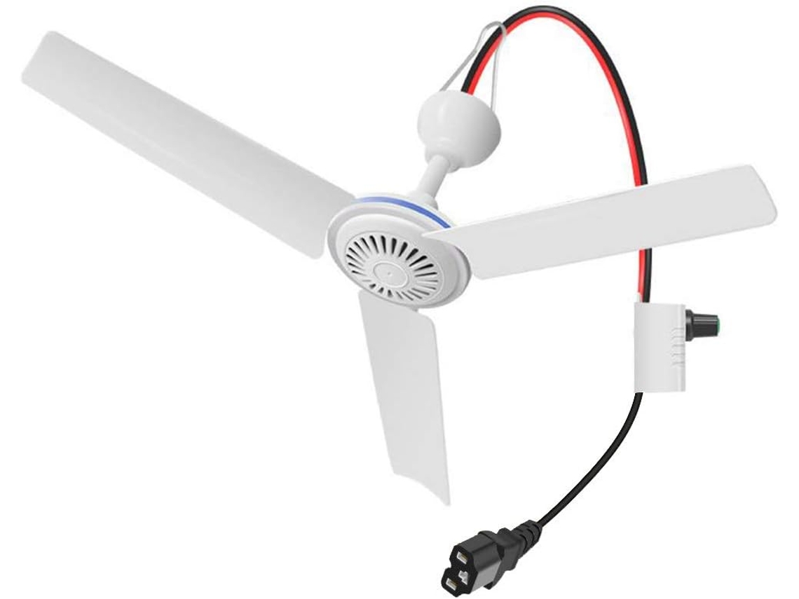 Ventilador Portátil De Velocidade Ajustável Para Pendurar, Com Plugue C13, Ideal Para Dormitórios, Barracas,