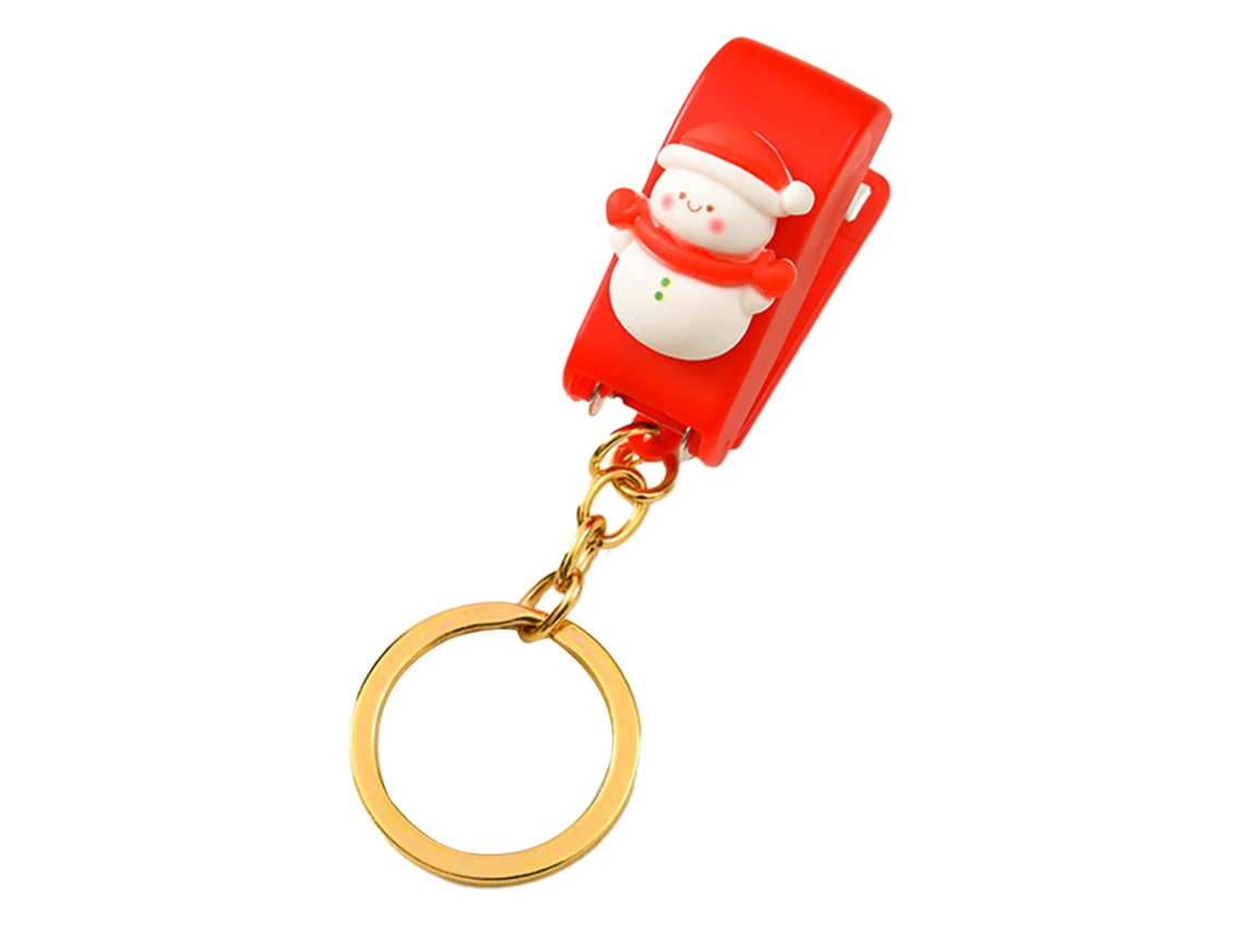 Grapadora Mini Manual Portátil Cute Dibujo Animado 10 Hojas Para Oficina Escuela Regalo Navidad Muñeco De Nieve