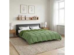 Vidaxl Edredom De Inverno 220 X 240 Cm Inverno Verde Respirável