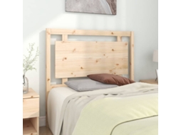 Vidaxl Cabeceira De Cama 105,5x4x100 Cm Madeira De Pinho Maciça