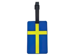 Etiqueta de Bagagem/, Bandeira da Suécia, para Mala AQUAFORGE