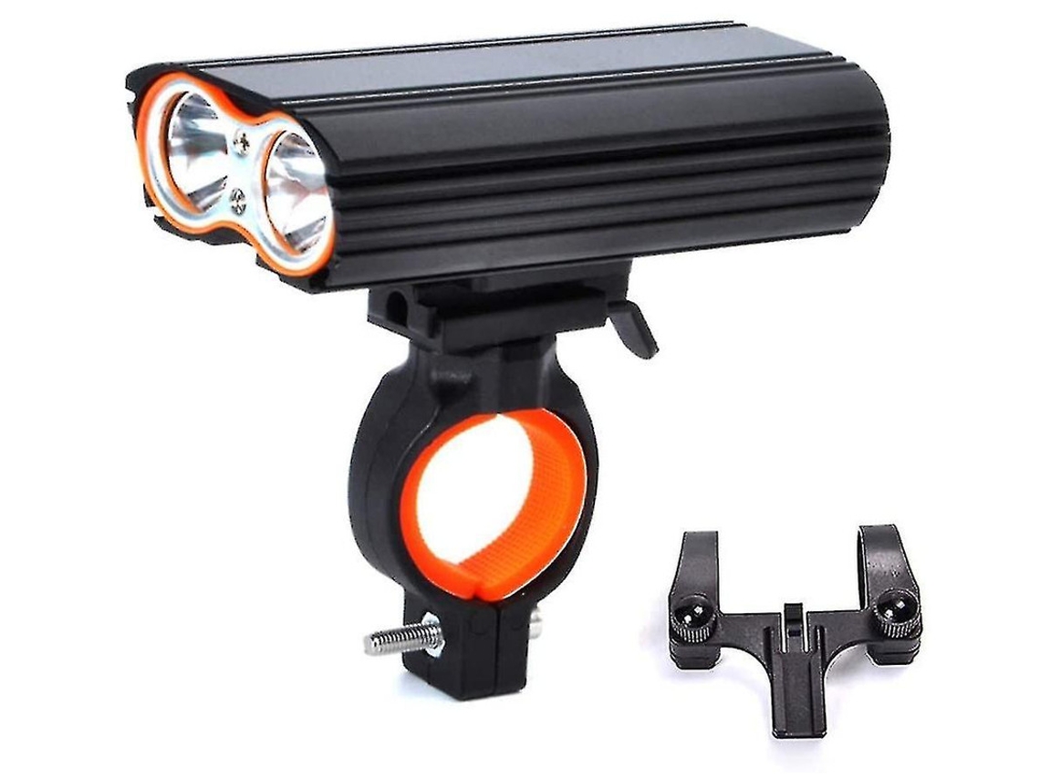 Carregador Luz Dianteira Bicicleta Led Usb Recarregável Yizhood Preto