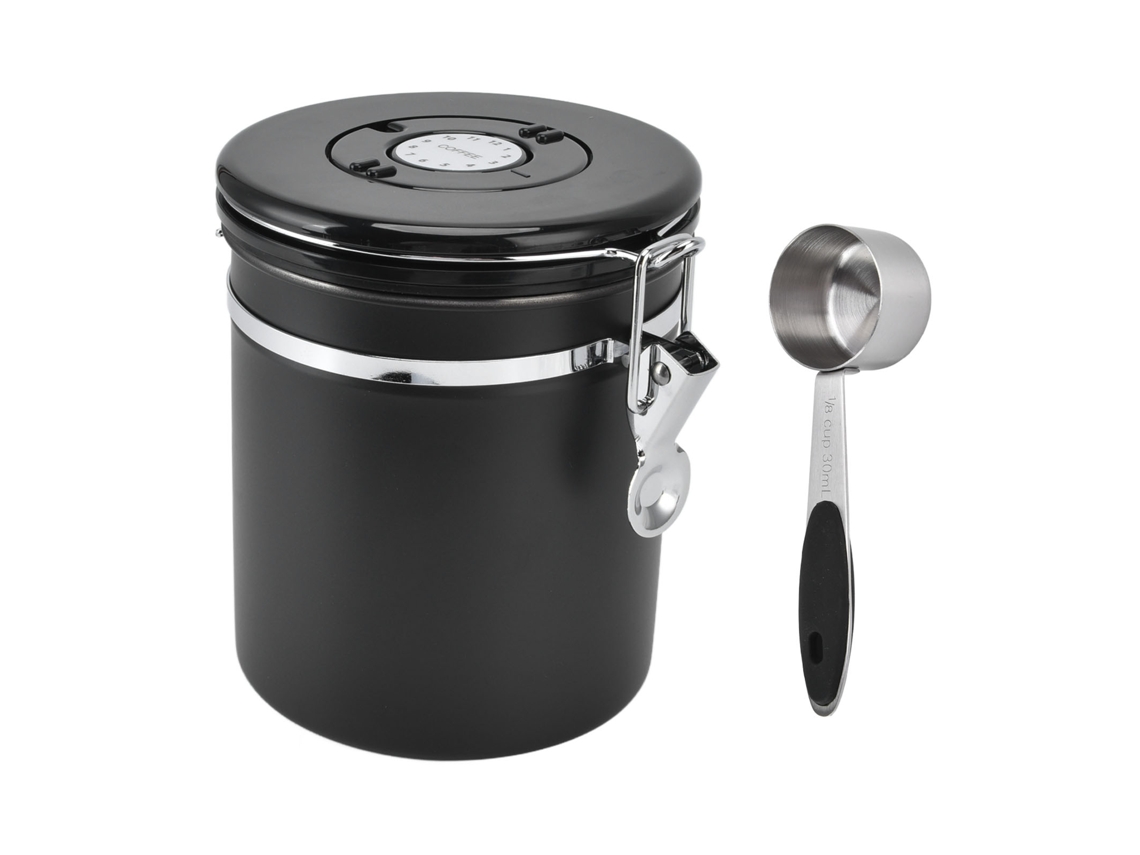 Jarra Airtight Café Aço Inox Valvula Co2 Data LAXISCREED