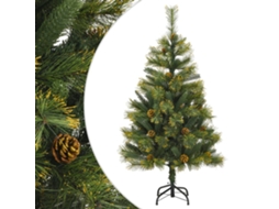 Artificial Hinged Christmas Tree, Artificial Hinged Christmas Trees Vidaxl Verde Pvc (120 Cm)