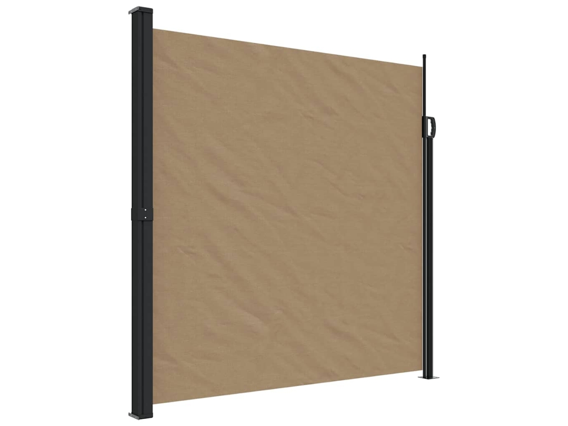 Maison Exclusive - Toldo Lateral Retrátil 200x600 Cm Cinzento-acastanhado