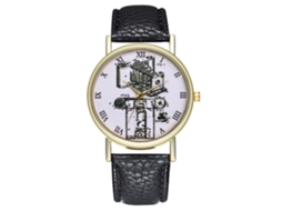 Reloj De Mujer Zhoulianfa T303-a Cuero Negro Quartz Reloj De Negocios