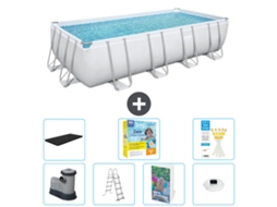 Bestway Piscina Bestway Power Steel Retangular - 549x274x122 Cm - 8-peças S526