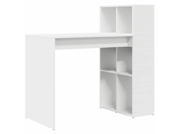 Conjunto 1 Mesa De Escritório Em Casa Vidaxl Branco Derivados De Madeira (108 X 55 X 103.5 Cm)