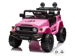 Carro Elétrico Para Crianças - Toyota Fj Cruiser 12v - 1 A 6 Anos - Rosa