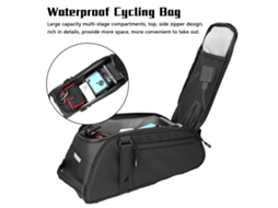 Bolsa Para Bicicleta Impermeável Mochila De Banco Alta Capacidade Sacola Ciclismo Resistente À Água