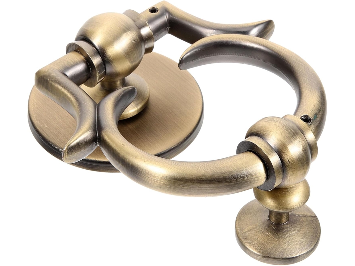 Porta Whisk Clássico em Bronze Verde com Toque Vintage, Design Europeu, Entrada Principal Elegante, Fácil