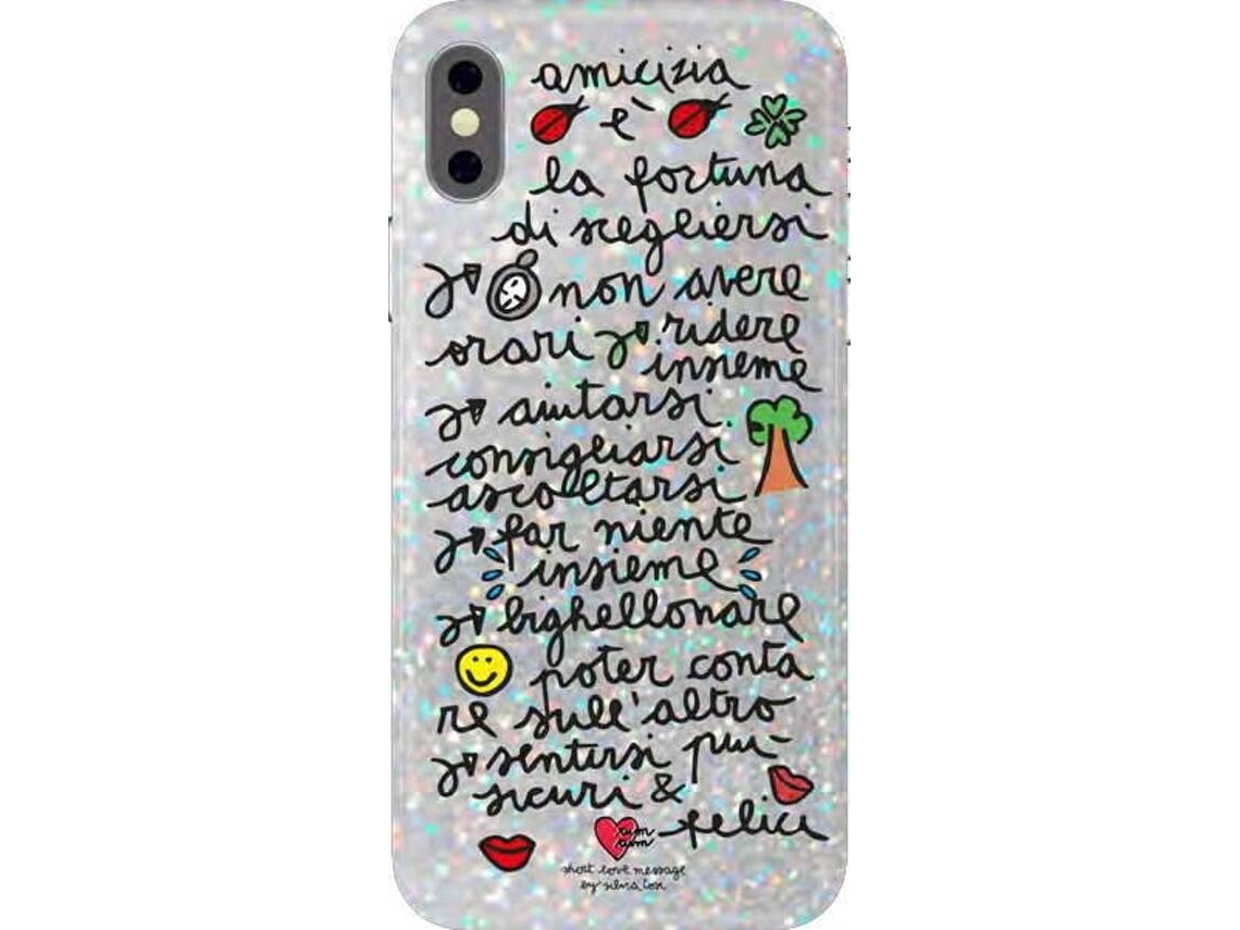 Capa iPhone X, XS SILVIA TOSI Amici Multicor