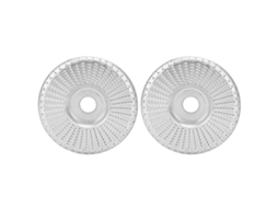 2 Peças Disco De Lixa Para Usinagem Roda De Esmeril Aço Carbono C45 Prata Para Amoladora Angular