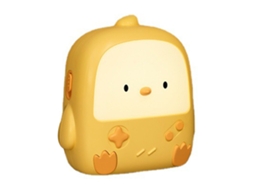 Lâmpada de noite led frango carregável usb ajustável luz adormecimento animal fofo S/MARCA