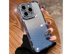 Capa De Tpu Para Iphone 11 Pro Max - Glitter Degradê De Diamante