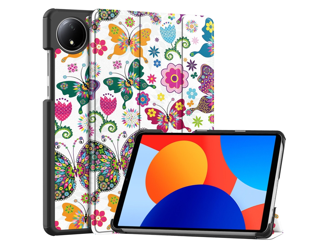 Capa Para Xiaomi Redmi Pad Se 8.7 Polegada Borboleta