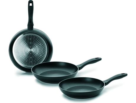Set de 3 Frigideiras  Chef Style (18, 22 e 26 cm - Alumínio)