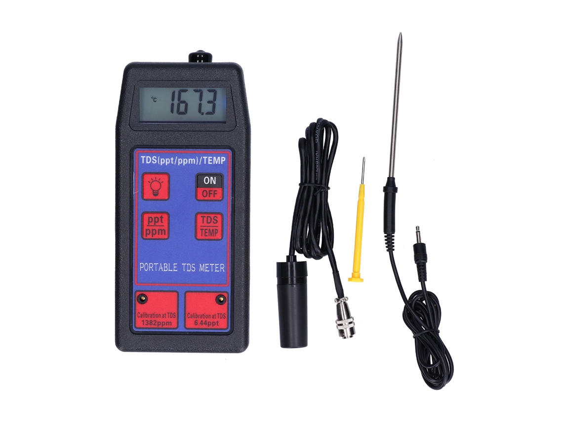 Medidor TDS e Temperatura Portátil 2 em 1 MDUG