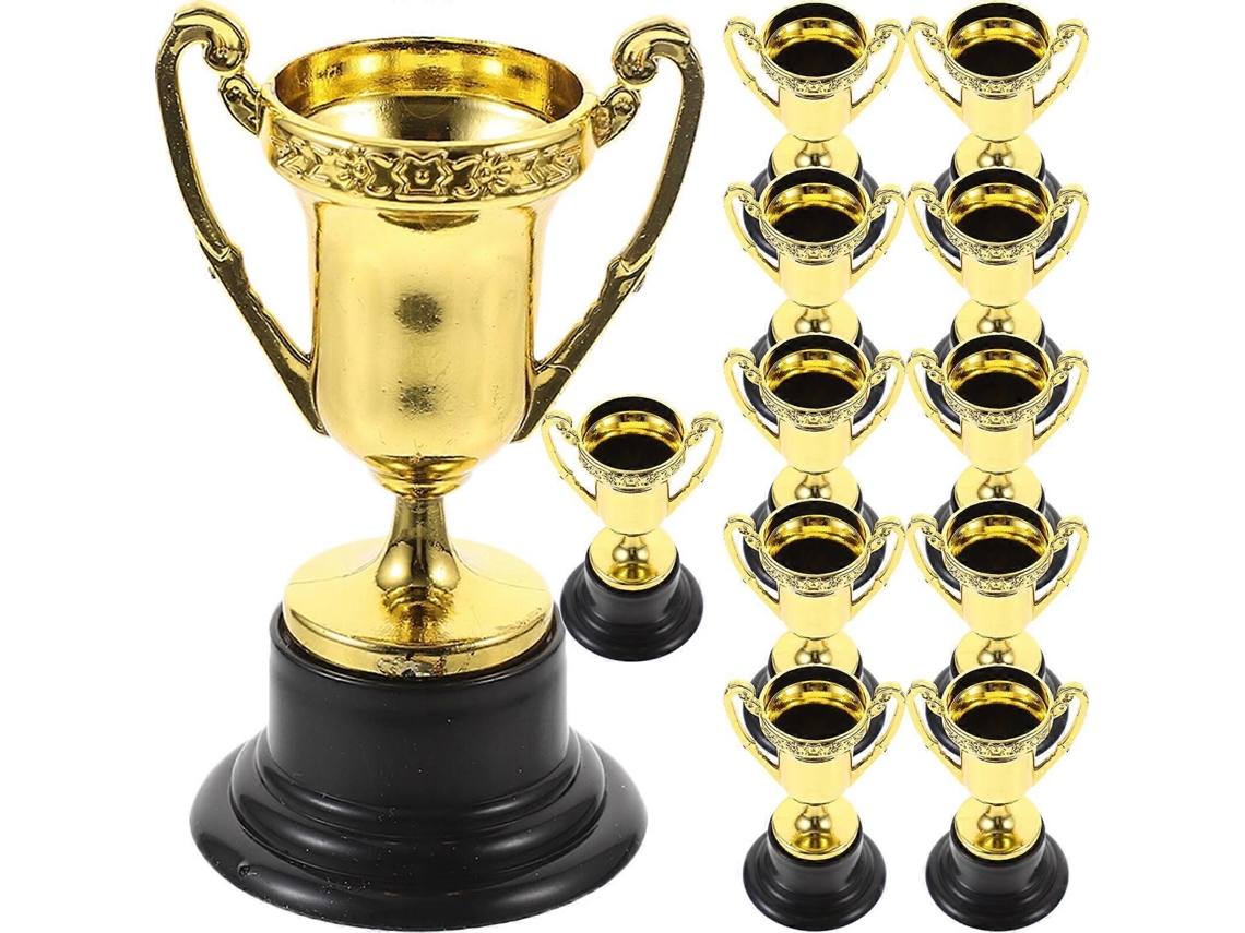 Conjunto De Troféus Plásticos Para Prêmios Infantis E Lembranças Escolares.