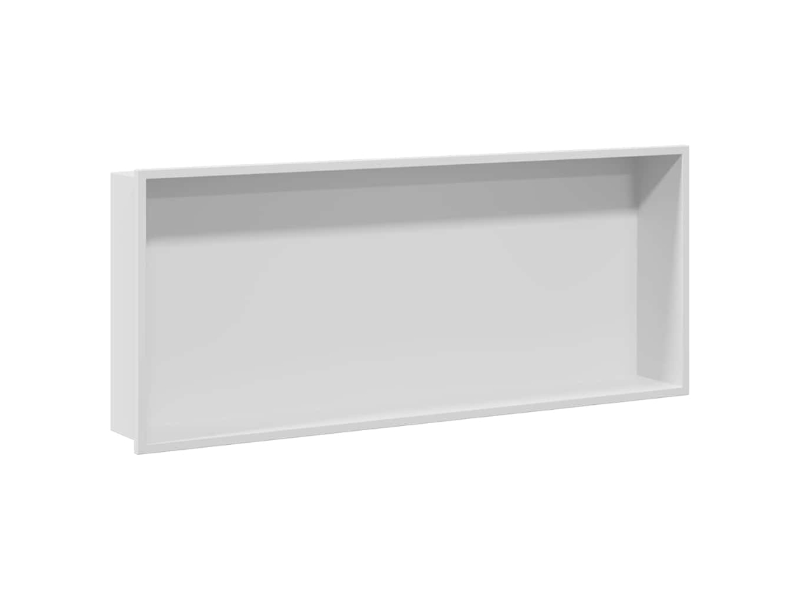 Chuveiro Branco Aço Inoxidável Nichos MAISON EXCLUSIVE 75x30x9,5 cm