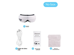 Massageador Ocular Inteligente 6d (na Caixa), Com Funções De Vibração E Airbag, Bluetooth E Reprodução De Música.